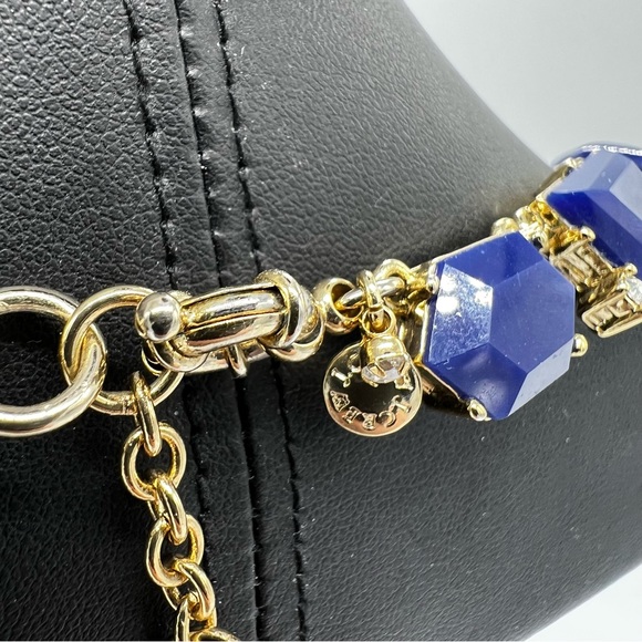 J. Crew Blue Goldtone Necklace - Picture 4 of 4